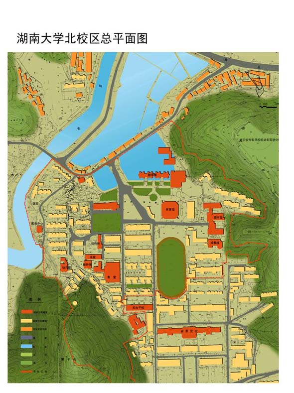 九游会j9官网登陆入口北校区总平面图